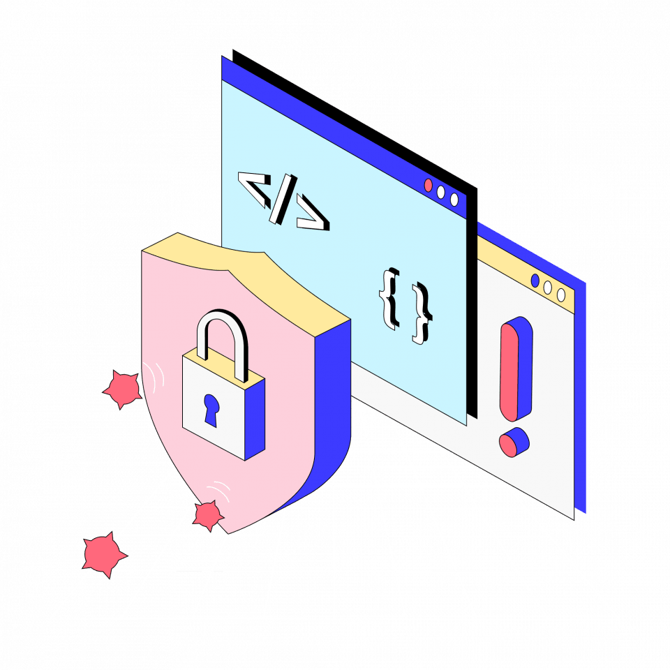 Человек с защитным оборудованием обеспечивает безопасность.