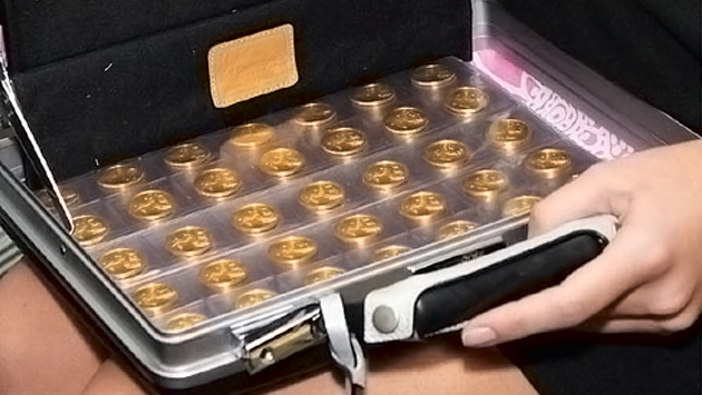 Сумка с огнестрельным оружием, медикаментами, пилюлями и сокровищами.