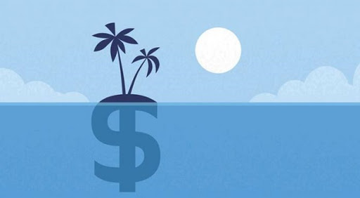 Фотография ночного неба с луной, морем и растением в горшке на заднем плане.