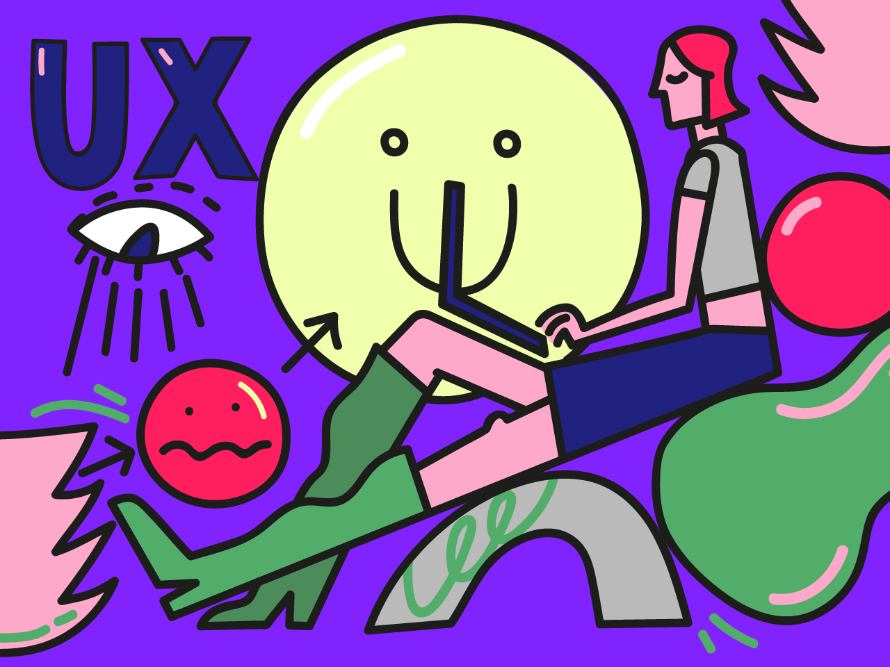 Фиолетовая книга с искусством комиксов - издание с изображением лица человека.