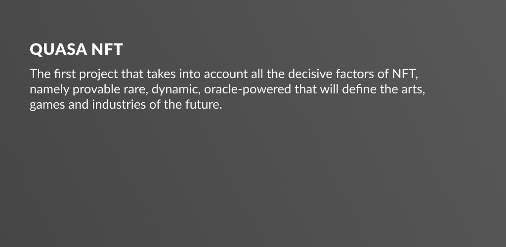 QUASA NFT app - Without Installation And Registration, It's Possible!