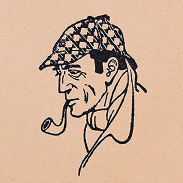 Человек с лицом, рисунок на бумаге с рукописным текстом, художественное изображение.