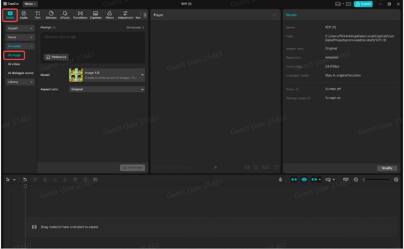 Design YouTube Thumbnails with the AI Image Generator of CapCut