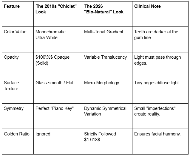 Natural Hollywood Smile Design 2026: The New Era of Bio-Mimetic Beauty
