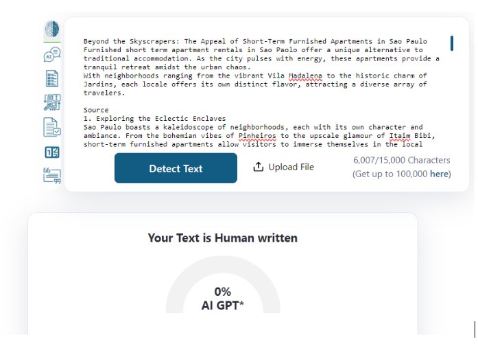 Beyond the Skyscrapers: The Appeal of Short-Term Furnished Apartments in Sao Paulo