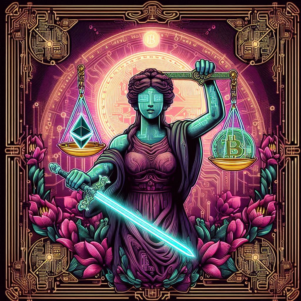Crypto Tarot — Justice (XI): Blockchain Truth, Fairness & Daily Crypto Reading