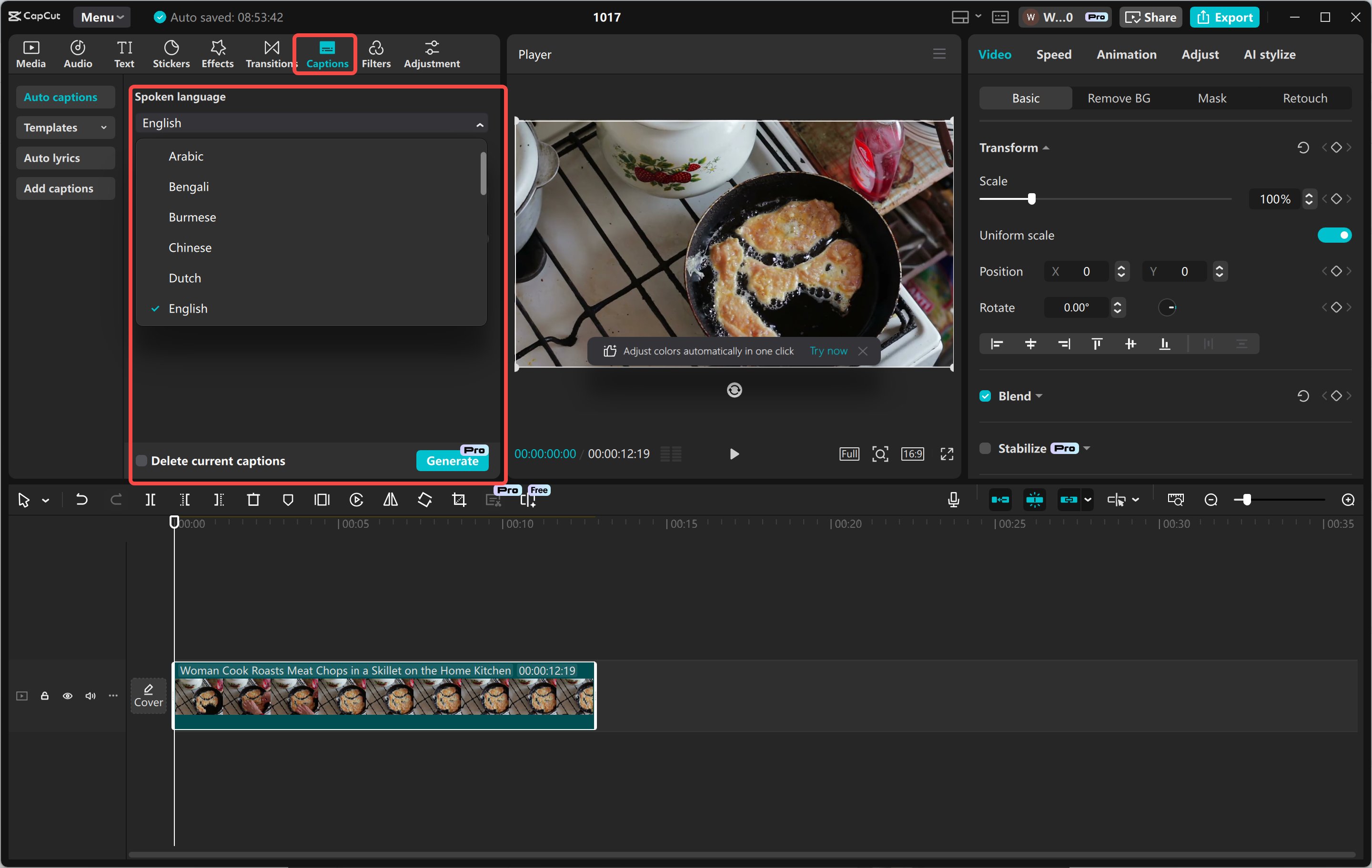 Creating Mouthwatering Cooking Demos with CapCut Desktop