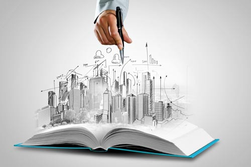 Искусство, Рисунок: Абстрактная черно-белая композиция с геометрическими формами.