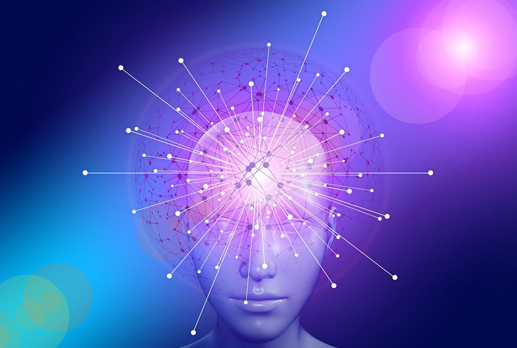 Фотография: светло-пурпурное освещение лица человека, портретное искусство, графика.