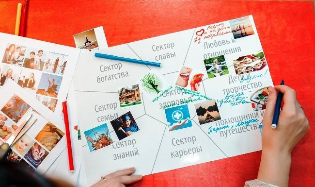 Объявление: арт-постер рекламы, креативная графика на фото.