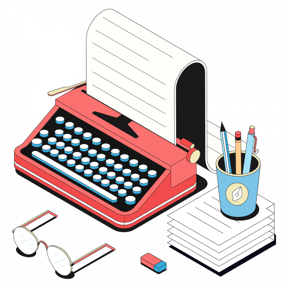 Компьютерная клавиатура и карандаш — сочетание компьютерного железа и искусства.