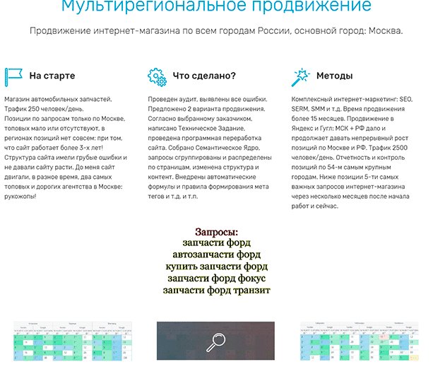 Изображение с текстовым рекламным плакатом на странице.