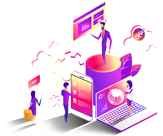 Женщина-взрослая работает за компьютером, создавая графику и искусство. Голова в кадре.