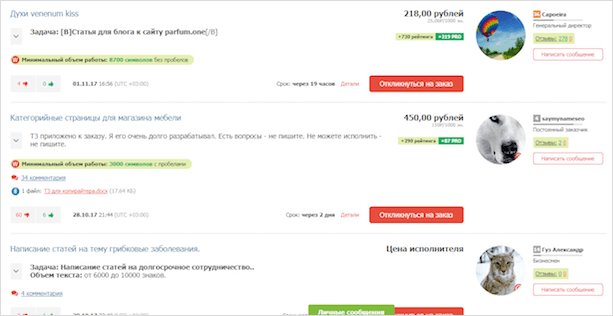 Файл веб-страницы с текстом на странице.