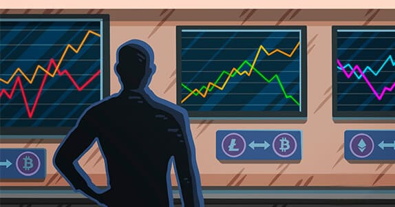 Взрослый мужчина пользуется монитором компьютера, электроника, аппаратное обеспечение.