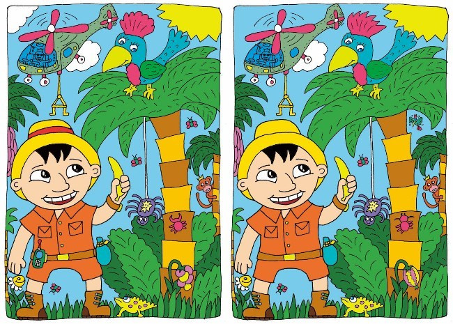 Книга с комиксами, издание с лицом человека и головой птицы.