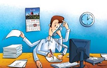 Книга и комиксы на компьютере с человеком - публикация и электроника.