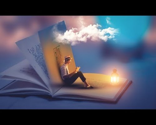 Человек-мужчина читает книгу: публикация для взрослых.