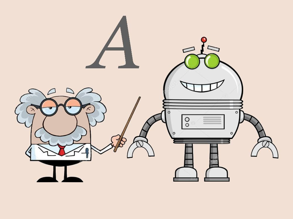 "Человек в очках, убирающийся с улыбкой и аксессуарами на голове, анимационный стиль"