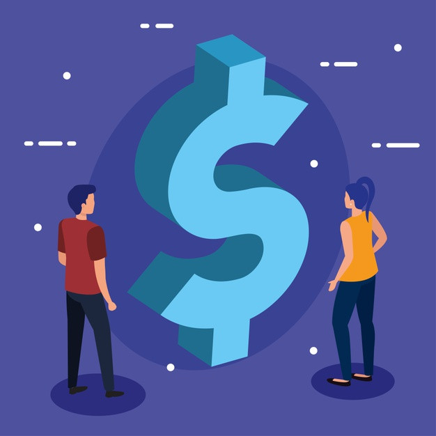 Женщина с символами и текстом, изображенная в графическом искусстве.