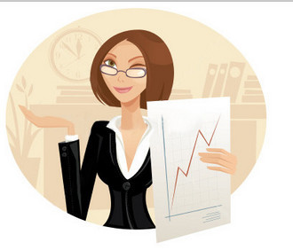 Одежда. Пальто на фоне диаграммы на белой доске. График продаж.