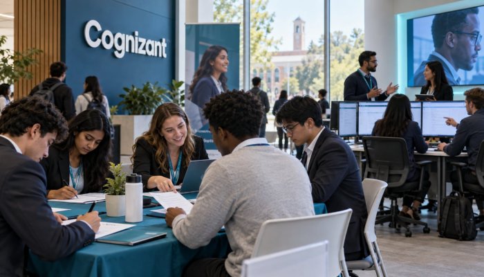 Cognizant نئے graduates بھرتی کرے گا، مگر AI roles کی منزل 15 ہزار ہے