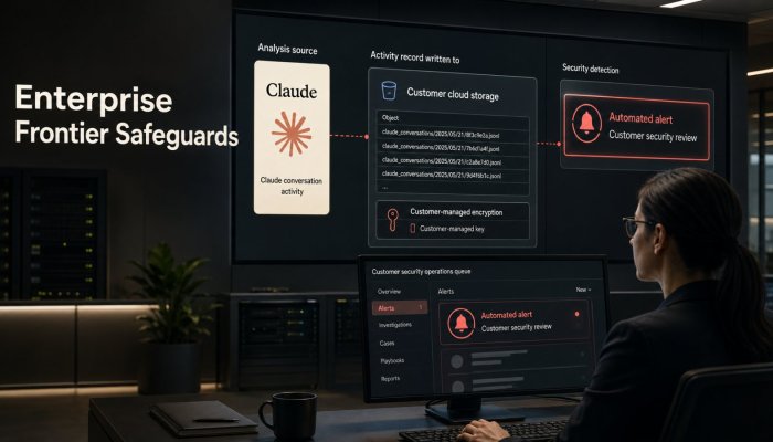 Claude guardará las alertas en la nube del cliente, no en la de Anthropic