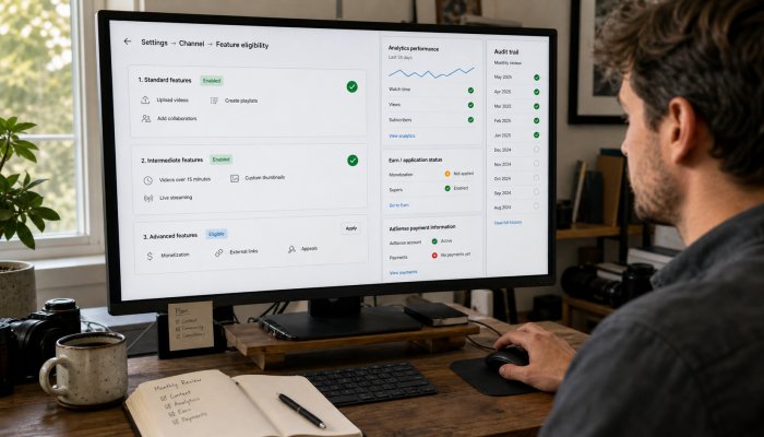 How to Verify and Optimize YouTube Channel Settings for Monetization in 2026