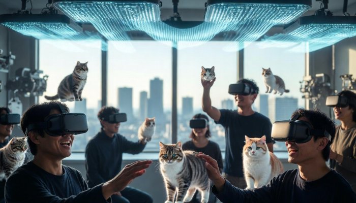 Japanese Scientists Built a VR Cat You Can Actually Pet (No Allergy Required)