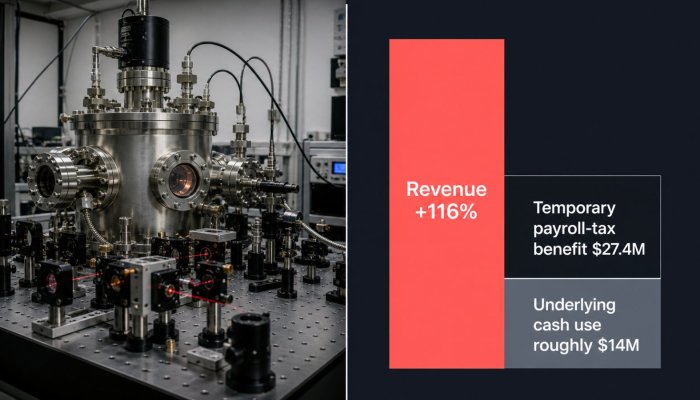 Infleqtion Revenue Rises 116%—Cash Flow Gets a $27.4M Timing Boost