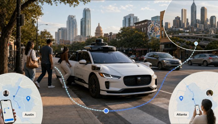 Waymo and Uber Face a Robotaxi Split in Austin and Atlanta