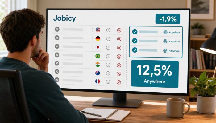 Удалённый найм остыл на 1,9% — вакансий «из любой страны» лишь 12,5%