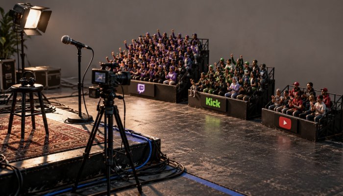 YouTube, Twitch o Kick: en España la audiencia no se reparte por igual