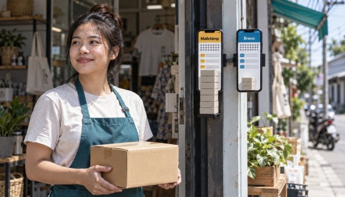 Mailchimp หรือ Brevo: รายชื่อใหญ่ส่งน้อยทำให้ราคาห่าง 165 ดอลลาร์