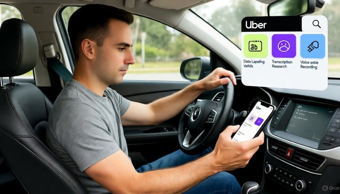 Uber Expands Gig Economy Horizons: Drivers Now Earn via Quick AI Data Tasks in the US