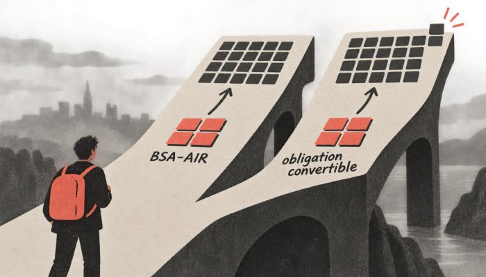 BSA-AIR ou obligation convertible : éviter la dilution crée une dette