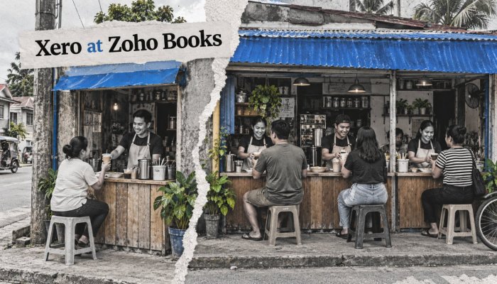 Xero o Zoho Books: unlimited users laban sa libreng panimula