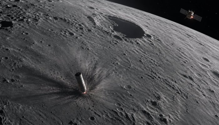 Falcon 9 चाँद से 8,700 किमी/घंटा पर टकराया—Danuri ने निशान दिखाया