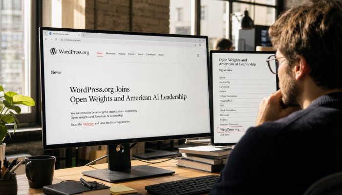 WordPress поддержал открытые веса ИИ — письмо собрало 270 организаций