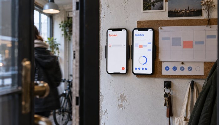 Todoist ці TickTick: хуткі ўвод сутыкаецца з календаром і звычкамі