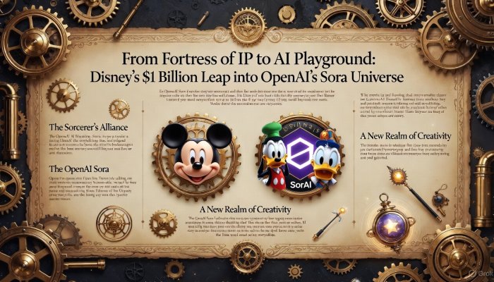 From Fortress of IP to AI Playground: Disney's $1 Billion Leap into OpenAI's Sora Universe
