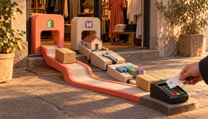 Shopify apo WooCommerce: platforma falas mund të ketë koston më të paqartë