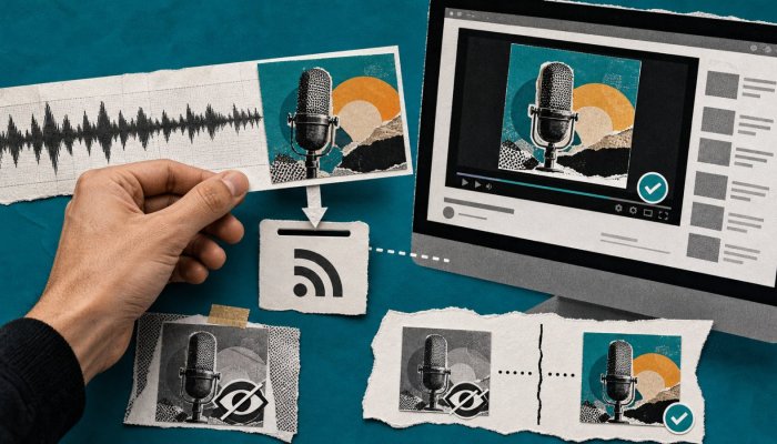 Podcast RSS sur YouTube : l’audio corrigé ne se remplace pas