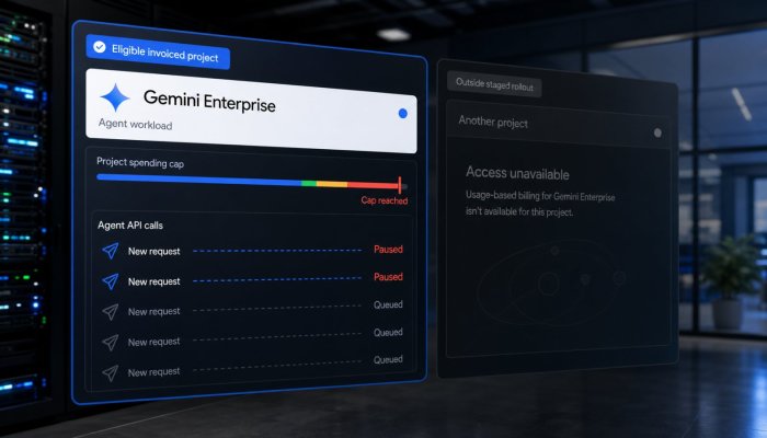 Gemini Enterprise kullandığın kadar ödenecek, ancak erişim herkese açık değil