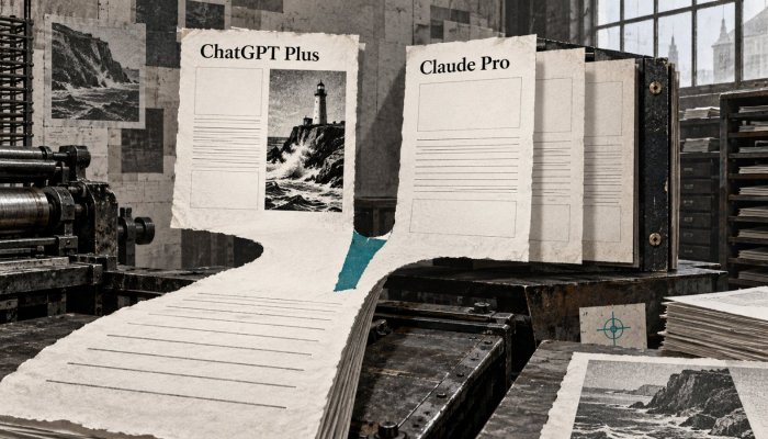 ChatGPT Plus või Claude Pro: sama kuutasu, erinev töövoog