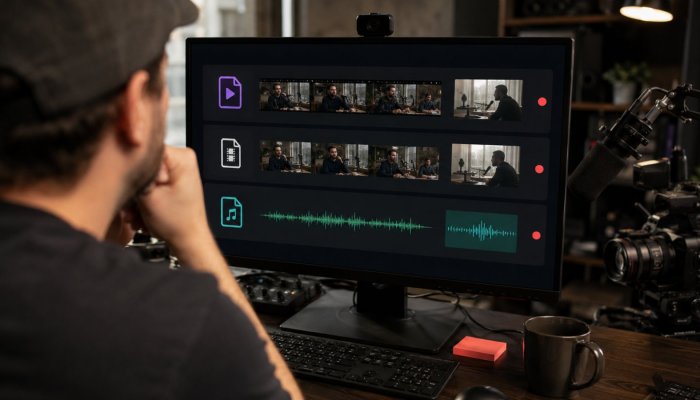 Blubrry cukup satu unggahan—video dan audio masuk satu feed