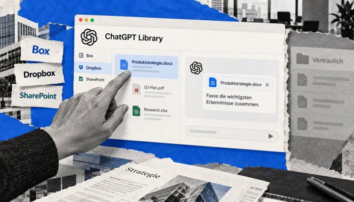 ChatGPT Library öffnet Box und SharePoint – nicht jede Datei wird sichtbar
