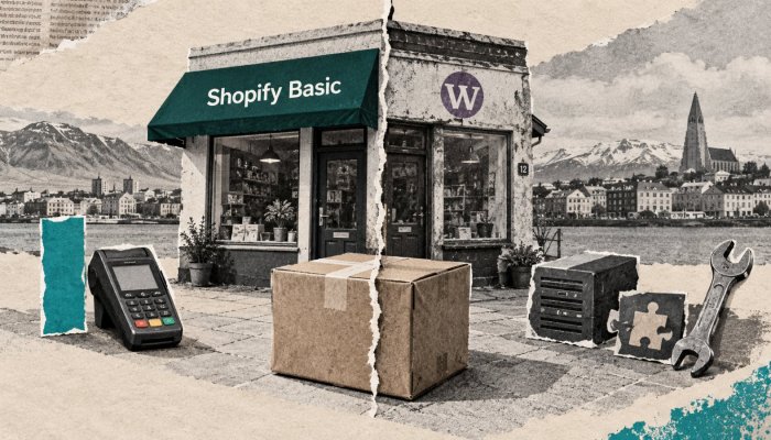 Shopify eða WooCommerce: rekstrarkostnaðurinn byrjar eftir áskriftina