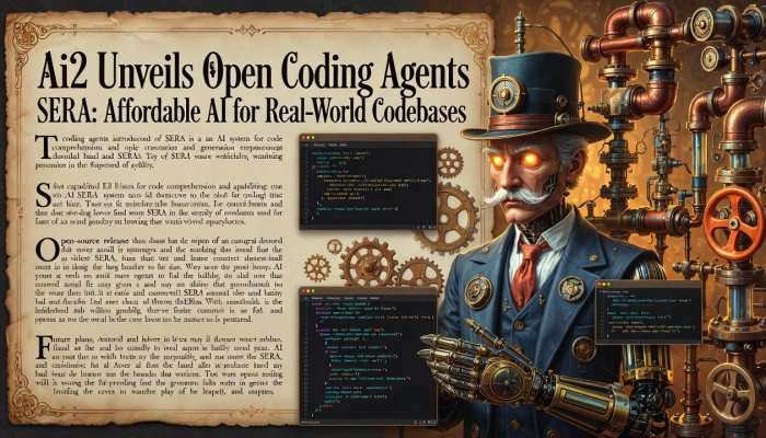 Ai2 Unveils Open Coding Agents SERA: Affordable AI for Real-World Codebases