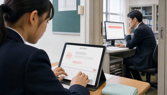 子どもの相談をAIが整理、学校向け「メンタリ」が始動